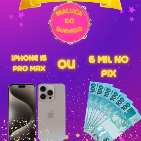 Iphone 15 Pro Max ou 6 mil! 📳🤑